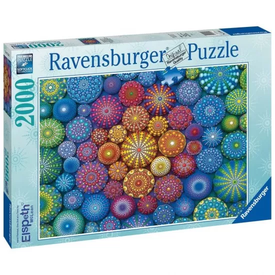 Puzzle mandala curcubeu 2000 piese Ravensburger Puzzle mandala curcubeu 2000 piese Ravensburger