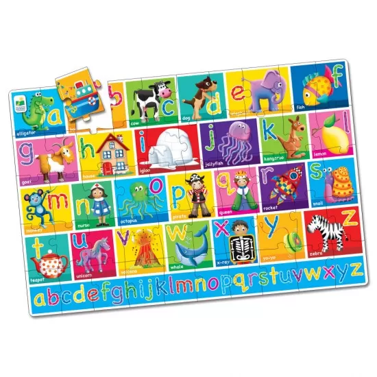 Puzzle mare de podea 50 piese - Alfabet engleza Puzzle mare de podea 50 piese - Alfabet engleza