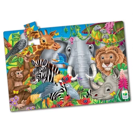 Puzzle mare de podea 50 piese - Animalele lumii Puzzle mare de podea 50 piese - Animalele lumii