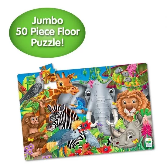Puzzle mare de podea 50 piese - Animalele lumii Puzzle mare de podea 50 piese - Animalele lumii