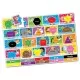 Puzzle mare de podea 50 piese - Culori si forme engleza Puzzle mare de podea 50 piese - Culori si forme engleza