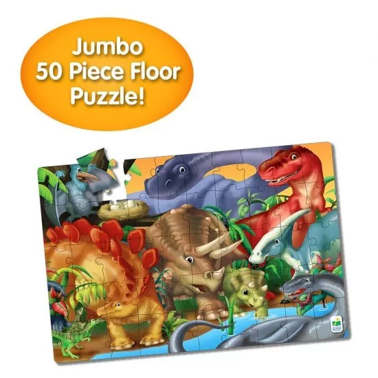 Puzzle mare de podea 50 piese - Dinozauri Puzzle mare de podea 50 piese - Dinozauri