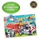 Puzzle mare de podea 50 piese - Echipele de salvare Puzzle mare de podea 50 piese - Echipele de salvare