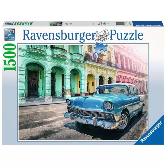 Puzzle masina din Cuba 1500 piese Ravensburger Puzzle masina din Cuba 1500 piese Ravensburger