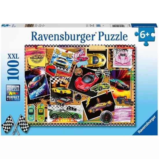 Puzzle masini de curse 100 piese Puzzle masini de curse 100 piese