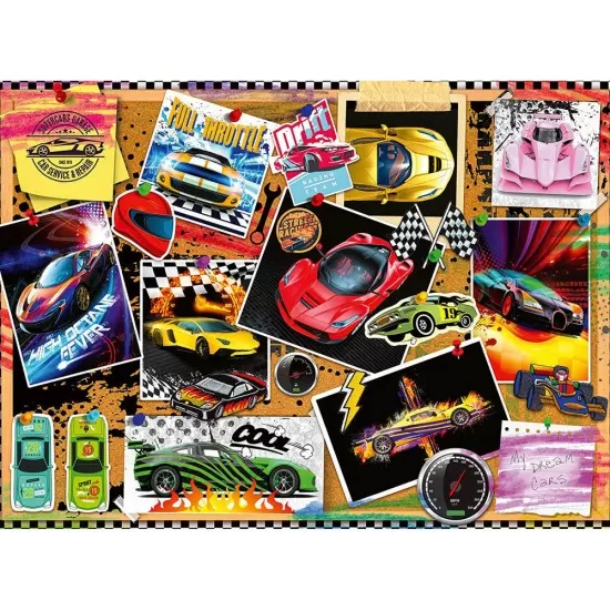 Puzzle masini de curse 100 piese Puzzle masini de curse 100 piese