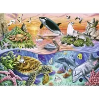 Puzzle Minunatul ocean - 100 piese