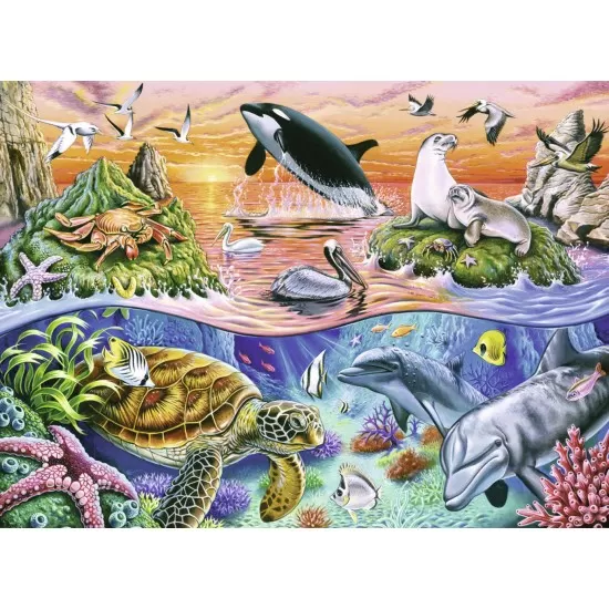Puzzle Minunatul ocean - 100 piese Puzzle Minunatul ocean - 100 piese