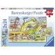 Puzzle Muncind din greu - 2x24 piese Puzzle Muncind din greu - 2x24 piese