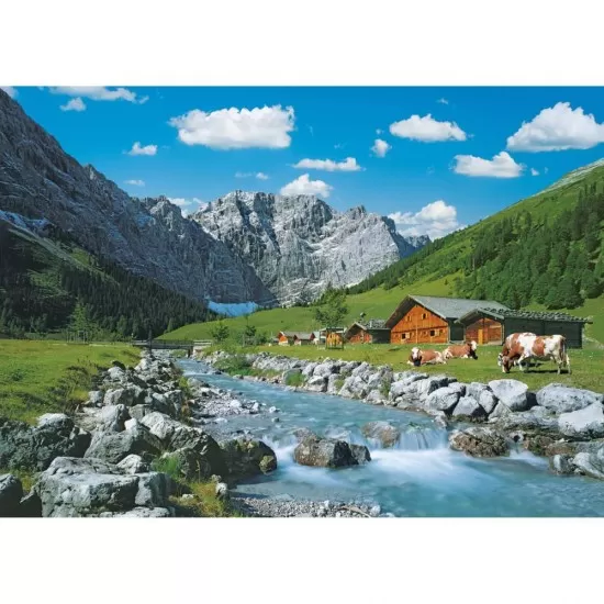 Puzzle munti din Austria 1000 piese Ravensburger Puzzle munti din Austria 1000 piese Ravensburger