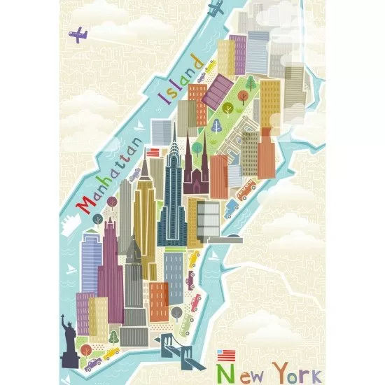 Puzzle New York 99 piese Puzzle New York 99 piese