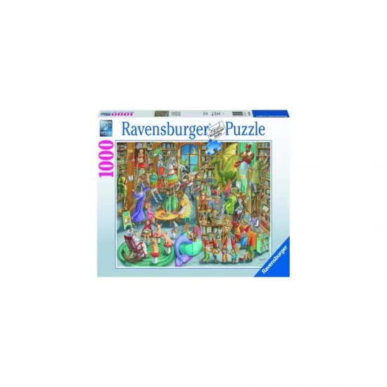 Puzzle noapte in librarie 1000 piese Puzzle noapte in librarie 1000 piese