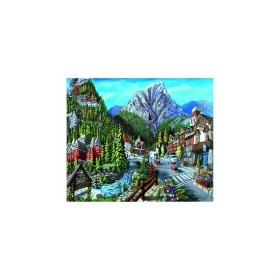 Puzzle orasul Banff 1000 piese