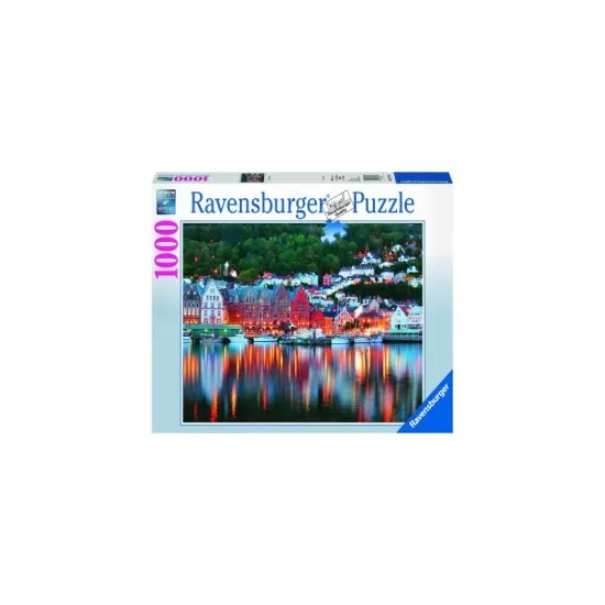 Puzzle orasul Bergen 1000 piese Puzzle orasul Bergen 1000 piese