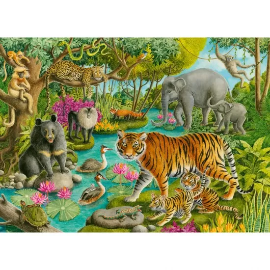 Puzzle padure in India 60 piese