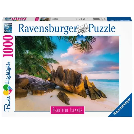 Puzzle Paradisul din Seychelles 1000 piese Ravensburger Puzzle Paradisul din Seychelles 1000 piese Ravensburger