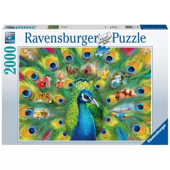 Puzzle paun 2000 piese Ravensburger Puzzle paun 2000 piese Ravensburger