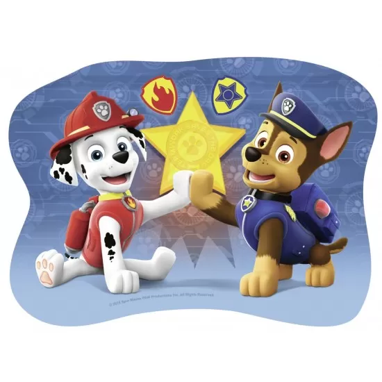 Puzzle Paw Patrol 4/6/8/10 piese Puzzle Paw Patrol 4/6/8/10 piese