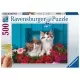 Puzzle pisicute 500 piese Ravesburger Puzzle pisicute 500 piese Ravesburger