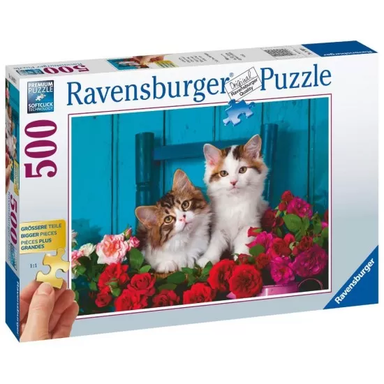 Puzzle pisicute 500 piese Ravesburger Puzzle pisicute 500 piese Ravesburger
