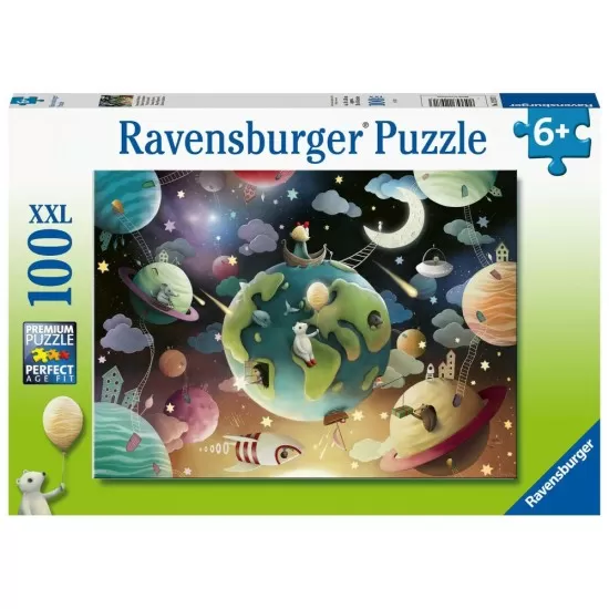 Puzzle planete 100 piese Ravensburger Puzzle planete 100 piese Ravensburger
