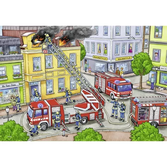 Puzzle Politie - 2x12 piese Puzzle Politie - 2x12 piese