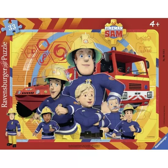 Puzzle Pompierul Sam 33 piese Puzzle Pompierul Sam 33 piese