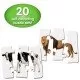 Puzzle 20 piese - Potriveste corpul animalelor Puzzle 20 piese - Potriveste corpul animalelor