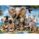 Puzzle Ravensburger Prietenii africani - 300 piese Puzzle Ravensburger Prietenii africani - 300 piese