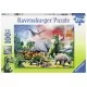 Puzzle Printre dinozauri - 100 piese Puzzle Printre dinozauri - 100 piese