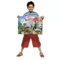 Puzzle Printre dinozauri - 100 piese
