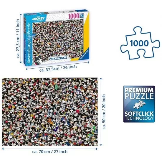 Puzzle provocare Mickey si prietenii 1000 piese Puzzle provocare Mickey si prietenii 1000 piese