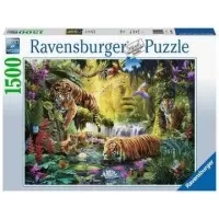 Puzzle Iaz cu tigri Ravensburger 1500 piese