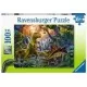 Puzzle Oaza dinozaurilor Ravensburger 100 piese