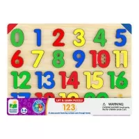 Puzzle din lemn - Sa invatam numerele 1-20
