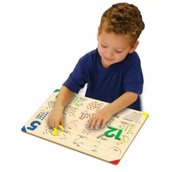 Puzzle din lemn - Sa invatam numerele 1-20 Puzzle din lemn - Sa invatam numerele 1-20