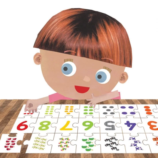 Puzzle educativ Headu - Sa invatam numerele de la 1 la 9 Puzzle educativ Headu - Sa invatam numerele de la 1 la 9