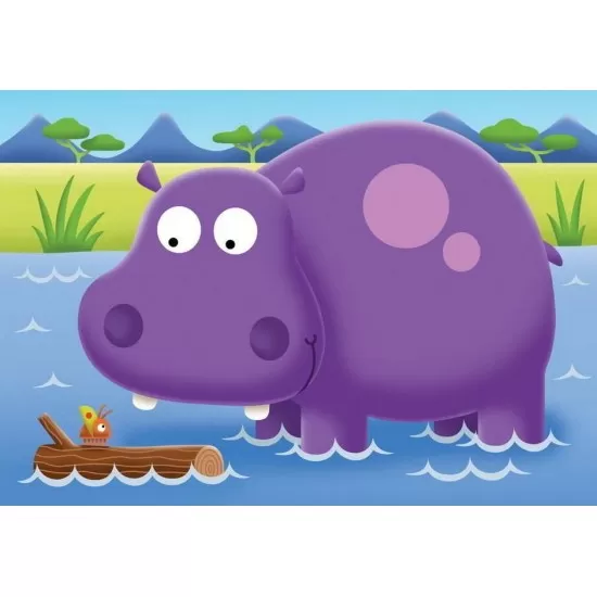 Puzzle Safari - 2/3/4/5 piese Puzzle Safari - 2/3/4/5 piese