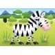 Puzzle Safari - 2/3/4/5 piese Puzzle Safari - 2/3/4/5 piese