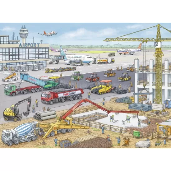 Puzzle Santier aeroport 100 piese Puzzle Santier aeroport 100 piese
