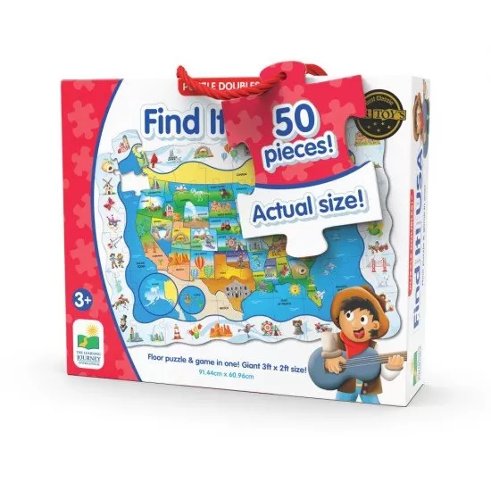 Puzzle 50 piese si joc harta SUA Puzzle 50 piese si joc harta SUA