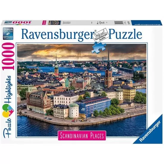 Puzzle Stockholm Suedia 1000 piese Puzzle Stockholm Suedia 1000 piese