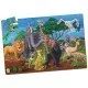 Puzzle straluceste in intuneric 100 piese - Animale salbatice Puzzle straluceste in intuneric 100 piese - Animale salbatice