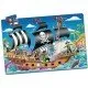 Puzzle straluceste in intuneric 100 piese - Barca piratilor Puzzle straluceste in intuneric 100 piese - Barca piratilor