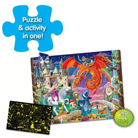 Puzzle straluceste in intuneric 100 piese - Fantezie Puzzle straluceste in intuneric 100 piese - Fantezie