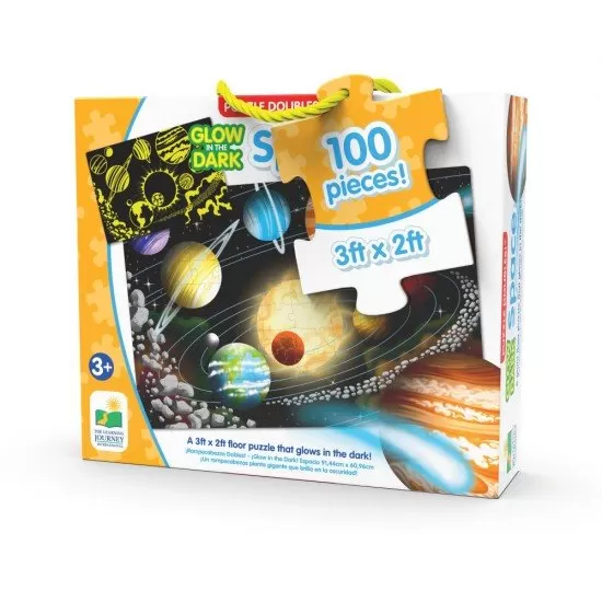 Puzzle straluceste in intuneric 100 piese - Spatiu Puzzle straluceste in intuneric 100 piese - Spatiu