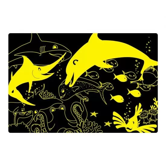 Puzzle straluceste in intuneric 100 piese - Viata marina Puzzle straluceste in intuneric 100 piese - Viata marina