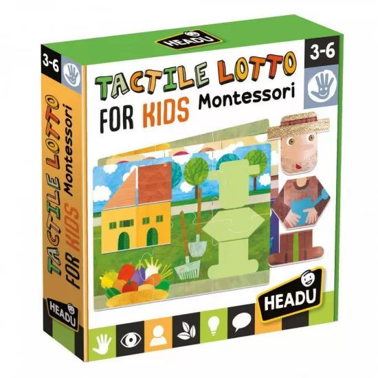 Puzzle tactil ferma Montessori