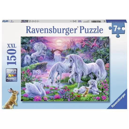 Puzzle Unicorni la apus - 150 piese Puzzle Unicorni la apus - 150 piese