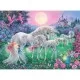 Puzzle unicorni la lumina lunii 100 piese Starline Ravensburger Puzzle unicorni la lumina lunii 100 piese Starline Ravensburger